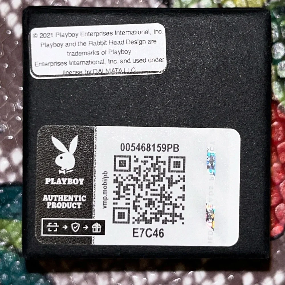 Playboy x Dalmata | NWT | gold plate rabbit head chain ring - Picture 5 of 6